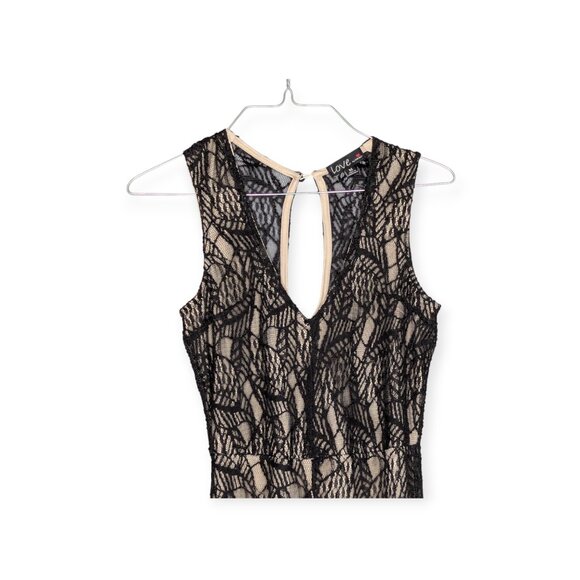 Love Stretch Lined Lace Sleeveless Jumpsuit Women's Size Medium NWT - Picture 2 of 16